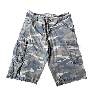 RAWX Camo Cargo Shorts Mens Size 30 Utility‎ Pockets Casual Outdoor